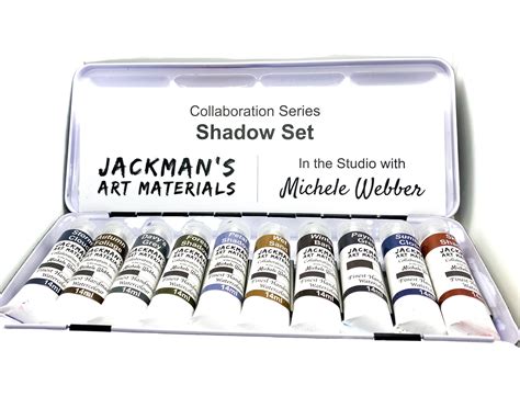 Michele Webber Professional Handmade Watercolour Shadow Set of 10