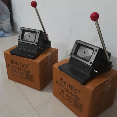 Mesin Plong V-Tec Pembolong Pvc Pemotong Pelubang Idcard KENT Punch Id ...