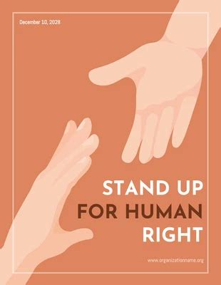 Free Human Rights Poster Templates - Venngage