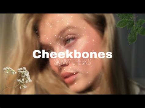 -вау, какие скулы💌/ ярко-выраженные скулы, худое лицо/ саблиминал ...