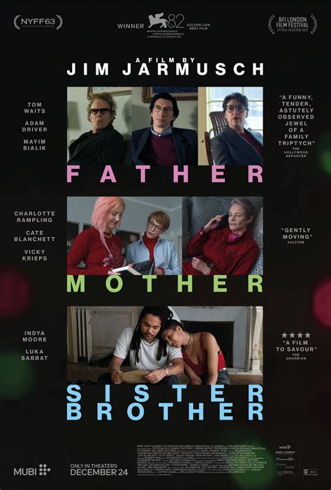 Father Mother Sister Brother Trailer: Jim Jarmusch’s Golden Lion Winner
