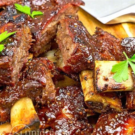 Jack Daniels Beef Baby Back Ribs - The Midnight Baker - Beef Rib Recipe