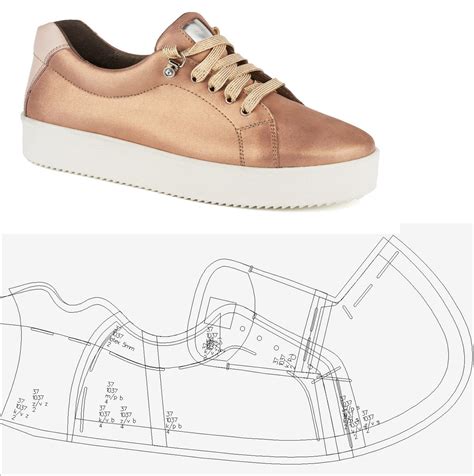 digital sneakers pattern shoe making  dxf women  sizes etsy