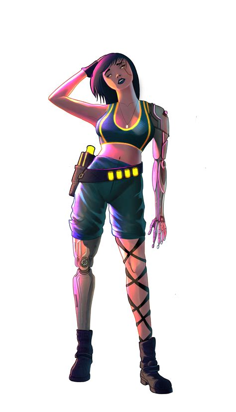 ArtStation - Cyber-Girl