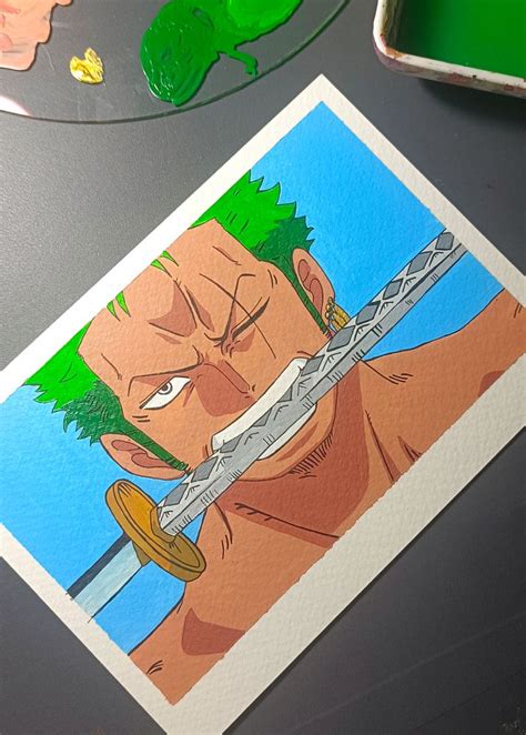 Artwork | Roronoa Zoro From One Piece Time Skip Look | Freeup