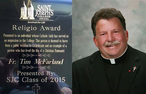 Fr. Tim McFarland recieves Religio Award - Missionaries of the Precious ...