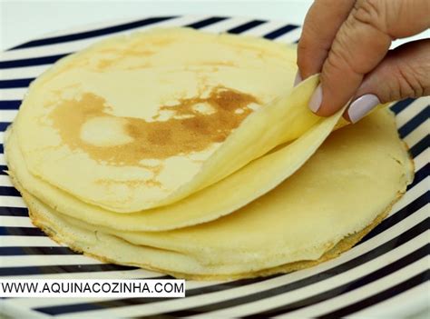 Pode Guardar Massa De Panqueca Na Geladeira - Massa básica para panqueca