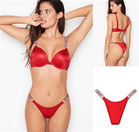 Сексуальное нижнее белье красное женское Victoria Secret. Эротическое ...