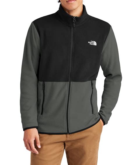 CustomInk Sizing Line-Up for The North Face Glacier Recycled Fleece