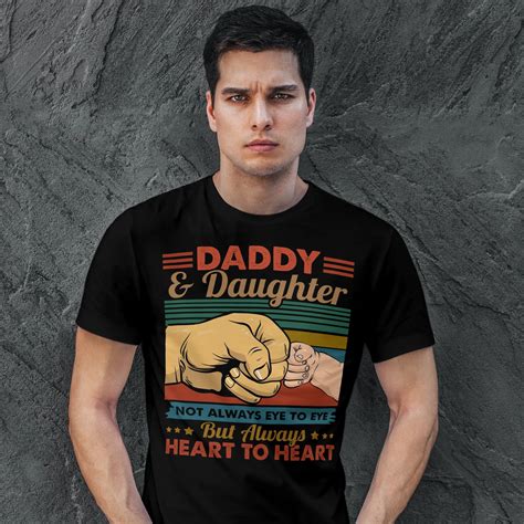 Daddy and Daughter Shirt | Vintage Daddy And Daughter Not Always Eye To