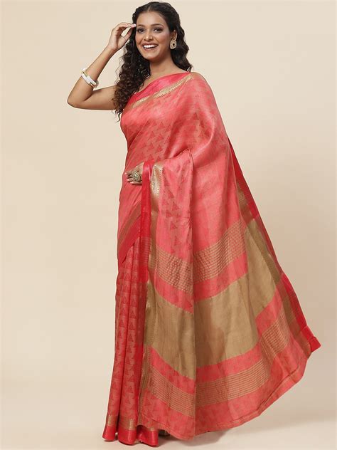 Meena bazaar ethnic motifs sarees - Buy Meena bazaar ethnic motifs ...