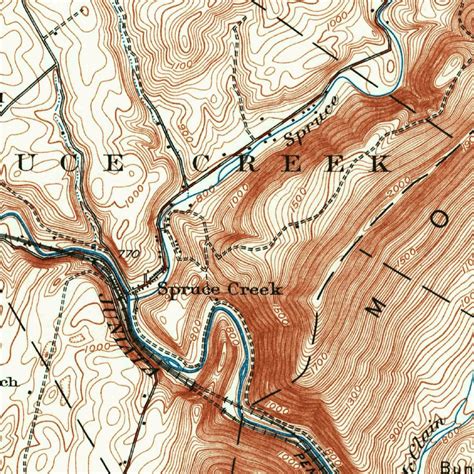 tyrone pa   scale map  united states geological survey