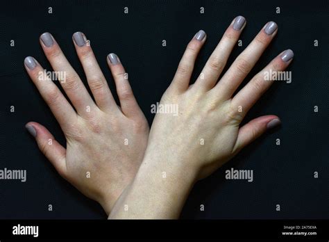 female hands  long fingers stock photo alamy