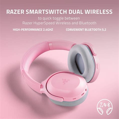 Razer Barracuda Quartz Pink Wireless Gaming Headset (RZ04-03790300-R3M1)