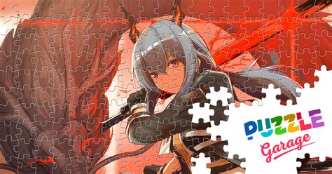 Anime girl and dragon Jigsaw Puzzle (Art, Anime) | Puzzle Garage