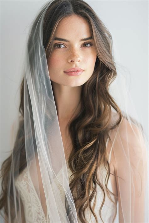 80+ Styles for Brides Opting for Hair Down with a Veil | Matched Hearts
