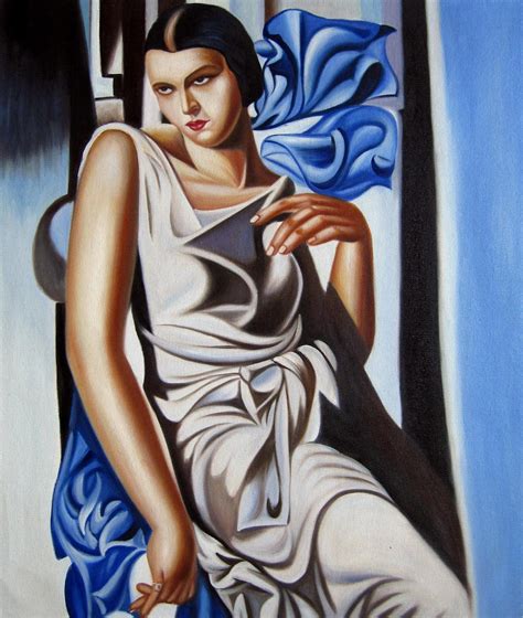 36x48 inches Rep. Tamara De Lempicka Oil Painting Canvas Art Wall Decor