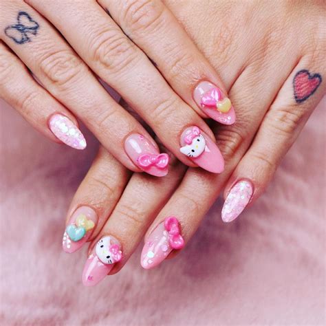 Hello Kitty Nails Temu at Jack Belser blog