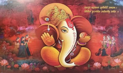 Mixed Paper TEXTURE GANESH POSTER, 1.0 cm, 12x18 at ₹ 15/piece in New Delhi