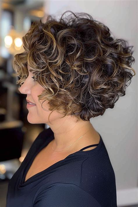 23 Stacked, Short Curly Bob Haircuts to Enhance Your Natural Curls