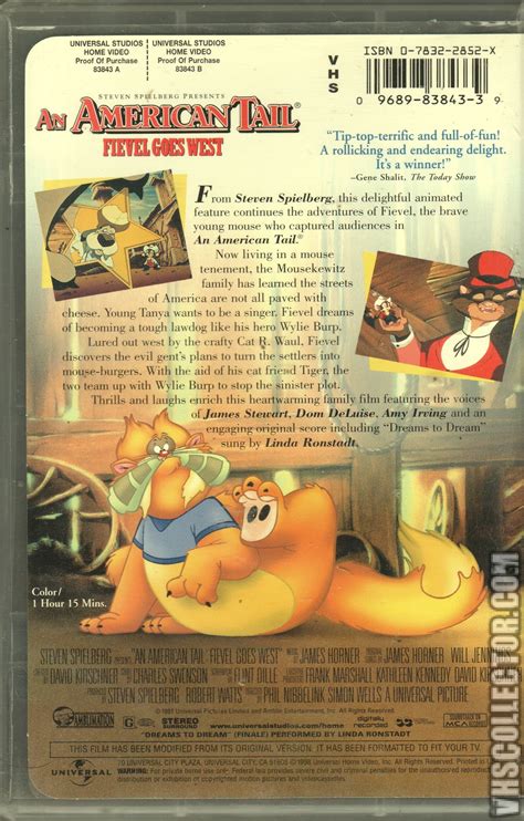 An American Tail: Fievel Goes West | VHSCollector.com