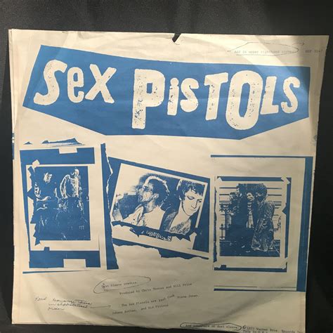 Sex Pistols - Never Mind The Bollocks LP EX Orig 1977 WB LA Pressing