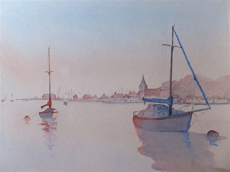 Bosham Sunset Finished | offtoafineart