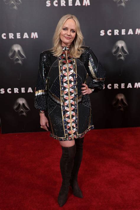 Download Marley Shelton At At Scream Premiere 2022 Wallpaper