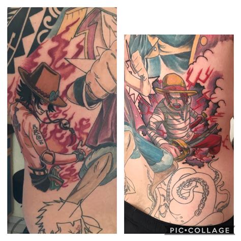 Luffy Ace Tattoos RammSmack: One Piece Backpiece | Tattoos Von