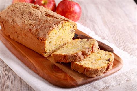 homemade sweet apple dutch loaf stock image image  healthy pastry