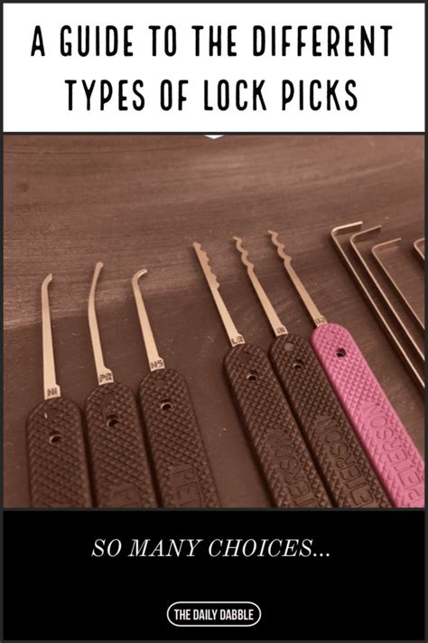 guide   lock pick types lock picking tools cool lock lock