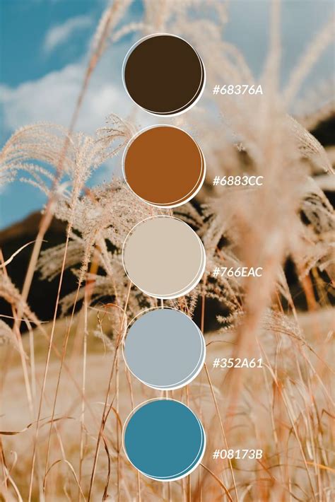 Warm Neutral Blue Color Palette