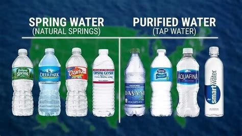 Spring Water vs. Purified Water