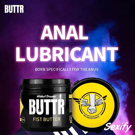 Fist Butter Lube Anal Fisting Butt Sex Long Lasting Cream Water Based