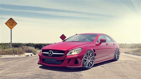 Фото обои Mercedes CLS-class в новом кузове. CLS-class