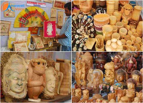 Tripura's Bamboo handicrafts pulls crowds at Gandhi Shilp Bazar in