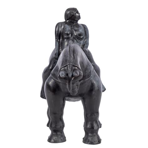 Fernando Botero | Nude Woman on Horseback (1995) | MutualArt