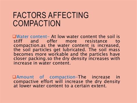 Types of compaction and equipment used for compaction