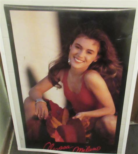 Alyssa Milano Poster 1990 New Hot Former Hollywood Star No - Etsy