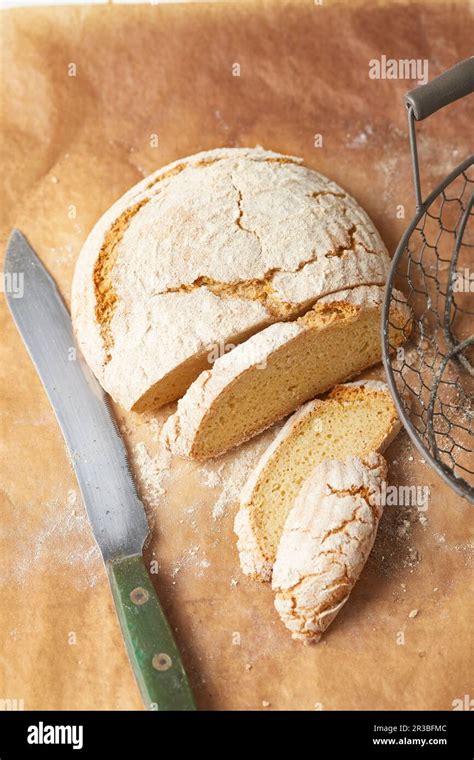 moist sourdough bread stock photo alamy