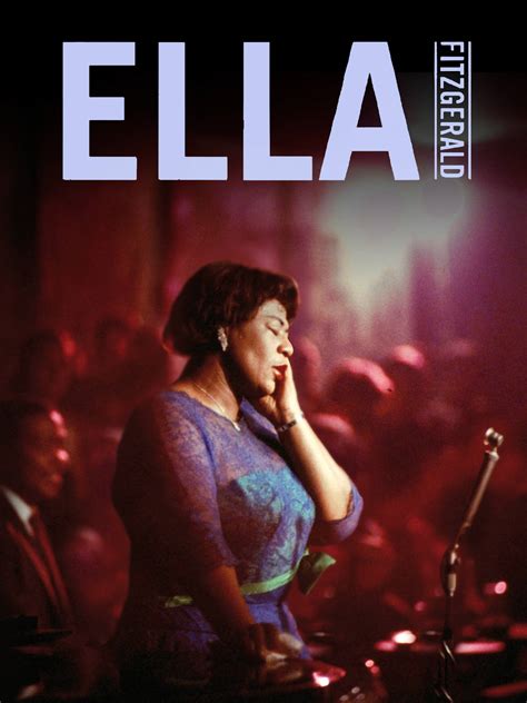 Download Ella Fitzgerald With Name Colored Wallpaper | Wallpapers.com