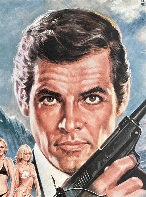 James Bond 'For Your Eyes Only' Original Vintage Movie Poster, Japanese