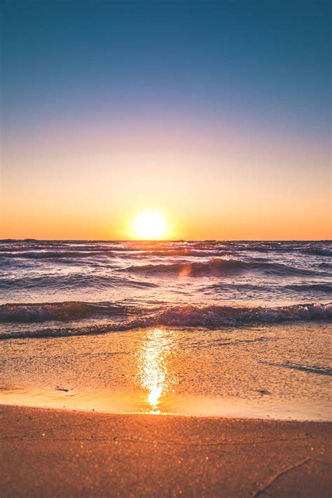 iphone sunset beach wallpaper 5