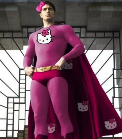 Hello Kitty - Masculine Superheroes With Sparkly Pink Costumes ...