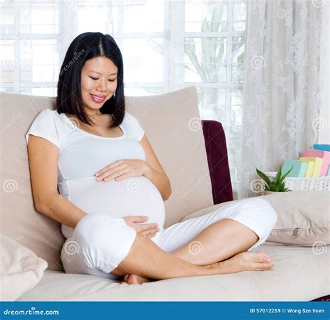 Asian pregnant woman stock image. Image of maternity - 57012259