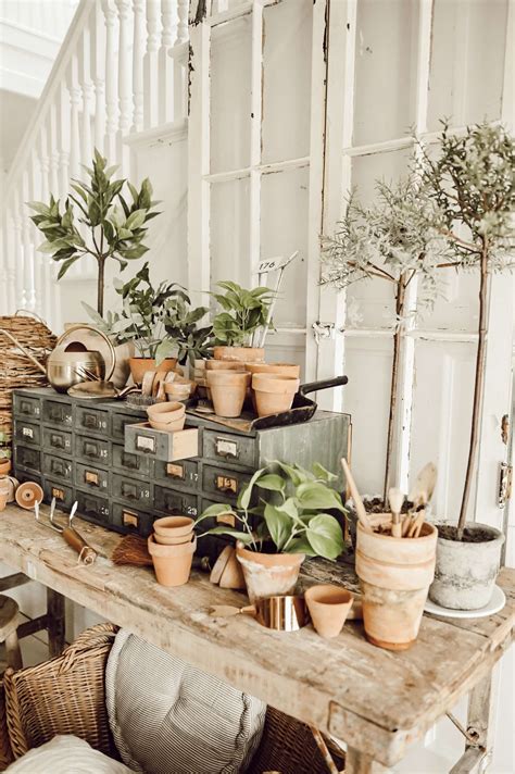 Greenhouse Spring Decor - Liz Marie Blog