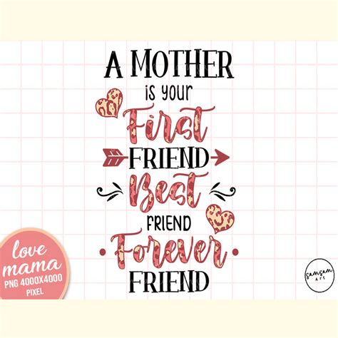 A Mother Best Friend Forever Sublimation | Inspire Uplift