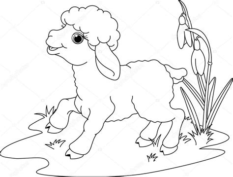 Картинки по запросу ягненок рисунок | Oveja para colorear, Páginas para ...