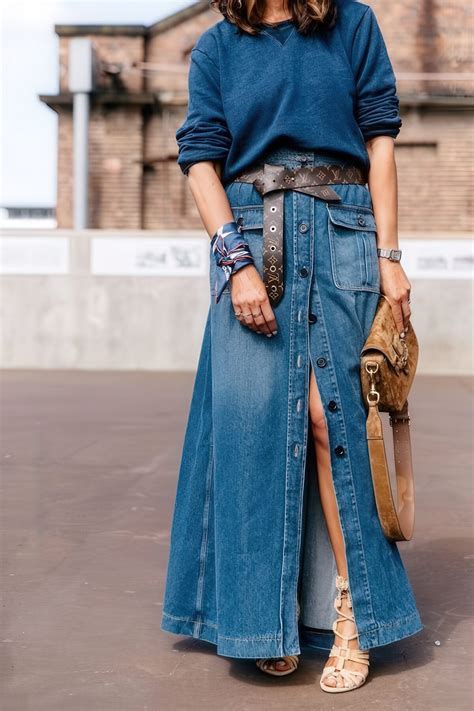 Information Are Denim Maxi Skirts In Style 2023 at Harold Case blog News