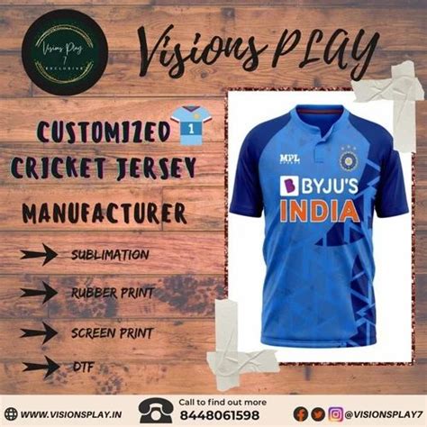 Synthetic cricket uniform for team, Blue, Printed at Rs 649/piece in ...